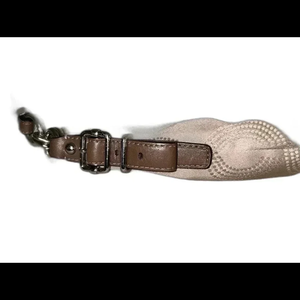 Auth Vintage COACH MADISON Beige Jacquard‎ Hobo Bag